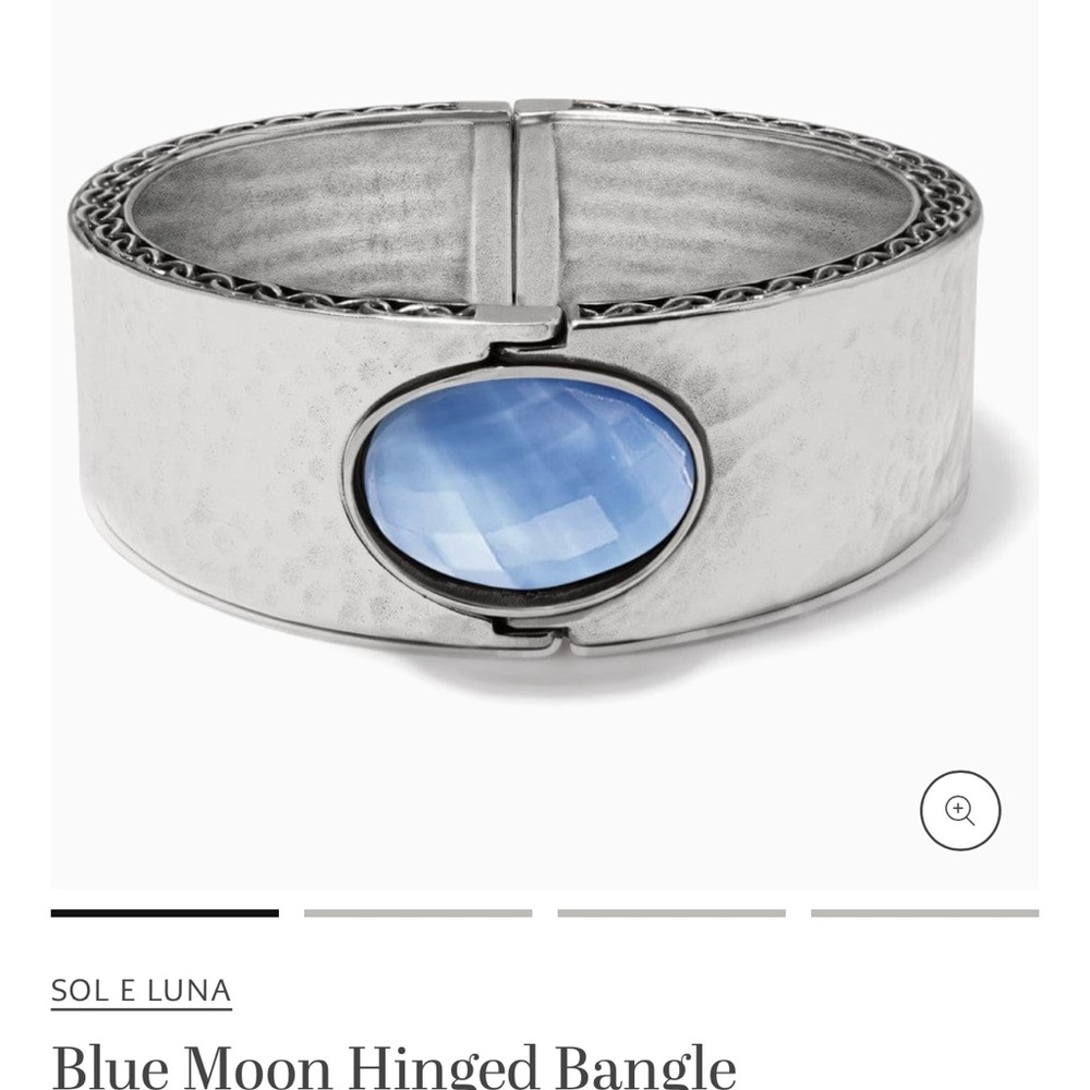 Brighton Silver and Blue Gemstone Bracelet